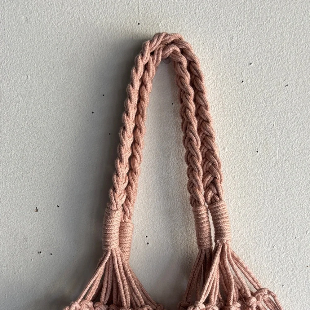 Crochet macrame Shopping tote beach bag